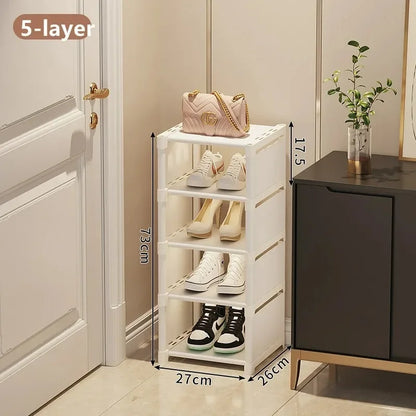 Stackable Shoes Rack Organizer – Multi-Layer Adjustable Shoe Cabinet for Space Saving Home Storage