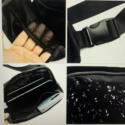2025 Fashion Yoga Waist Bag – Metal Logo Sports & Mobile Bag for Unisex Fitness, Running & Women’s Gift