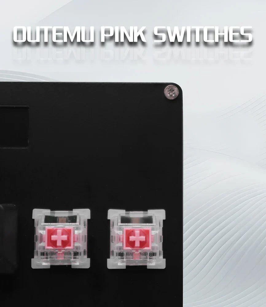CM51 SayoDevice OSU DJ MAX Keyboard - Magnetic Outemu/Gateron Switches with Knob, Screen, & Shortcut Features