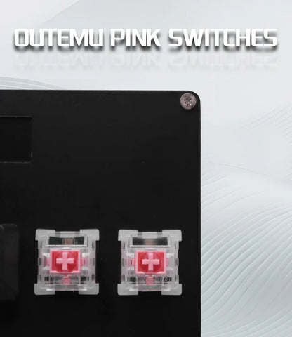 CM51 SayoDevice OSU DJ MAX Keyboard - Magnetic Outemu/Gateron Switches with Knob, Screen, & Shortcut Features