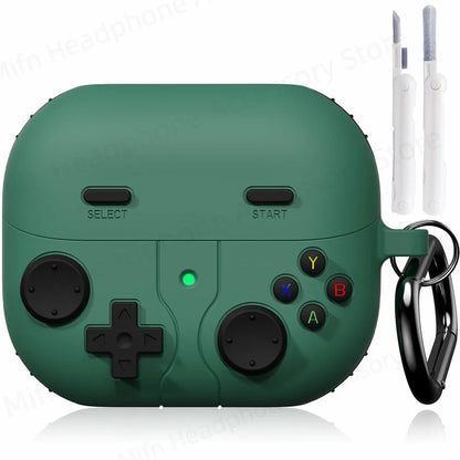 3D Gamepad Silicone Case for Galaxy Buds 3/3 Pro – Protective Cover with Keychain for Men