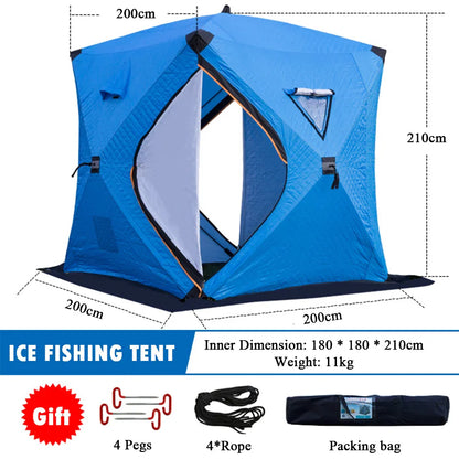 Easy Set-Up Winter Ice Fishing Tent – Portable Waterproof & Windproof Shelter for Ice Fishing