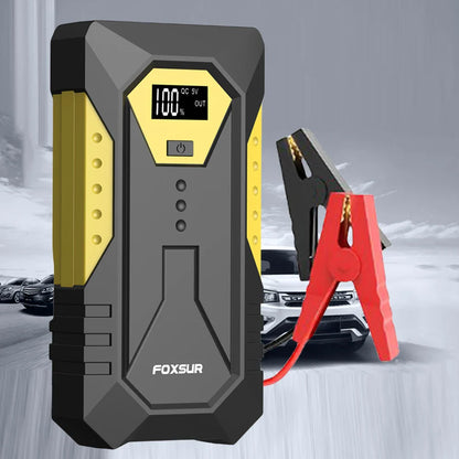 26800mAh Car Jump Starter Power Bank - 12V Portable Battery Booster Charger with 800A Emergency Starter for Car