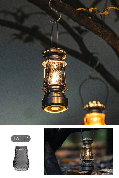 ThousWinds Twilight Kerosene Camping Lantern – Portable Retro Oil Lamp for Outdoor Picnic and Backpacking