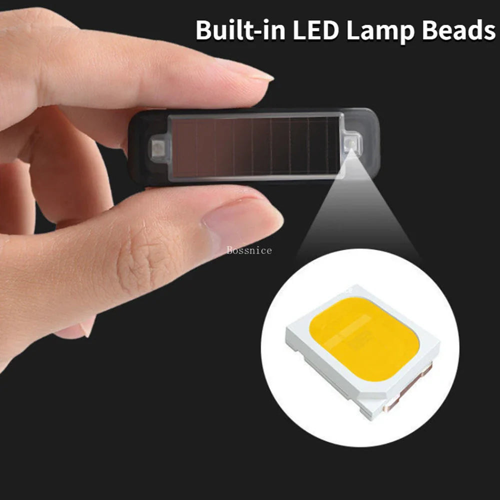 Solar Warning Light for Car Rear Collision Prevention - Free-Breathing LED Tail Flashing Light for Motorcycles, Electric Vehicles, and Bicycles