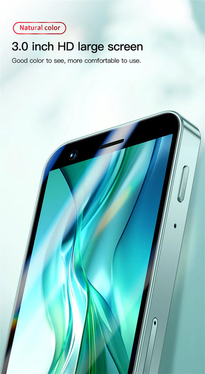 SOYES F8 Pro Max Mini Android Phone — 3.0" Display, 1GB RAM, 16GB ROM, Dual SIM, 3G, Play Store Compatible Small Smartphone