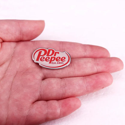 Dr Peepee Gamer Meme Enamel Pin – Funny Brooch for Backpacks, Jackets & Gifts
