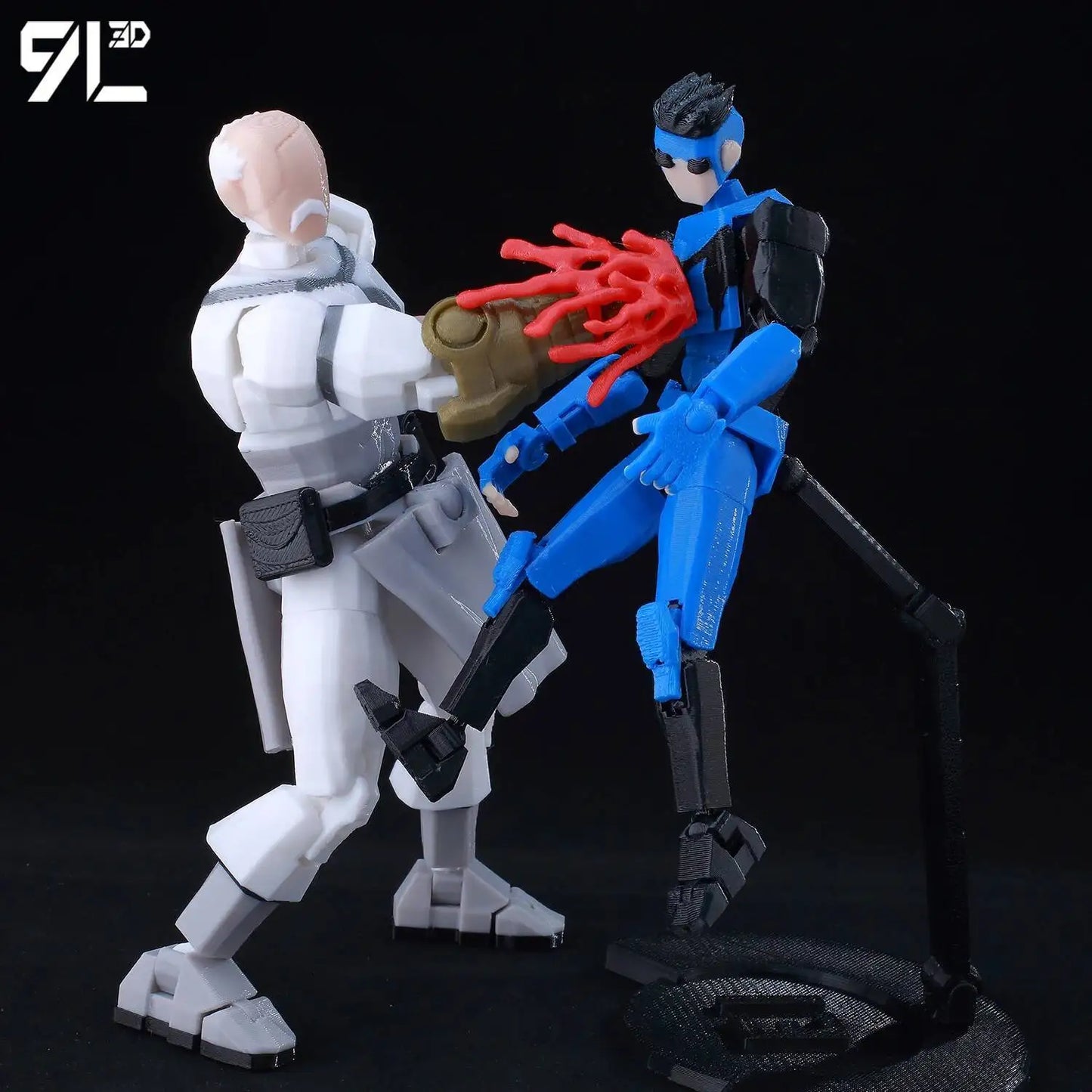3D Printed Invincible 2.0 Superheroes Action Figures – Multi-Jointed Anime Toy Model Ornaments Gifts