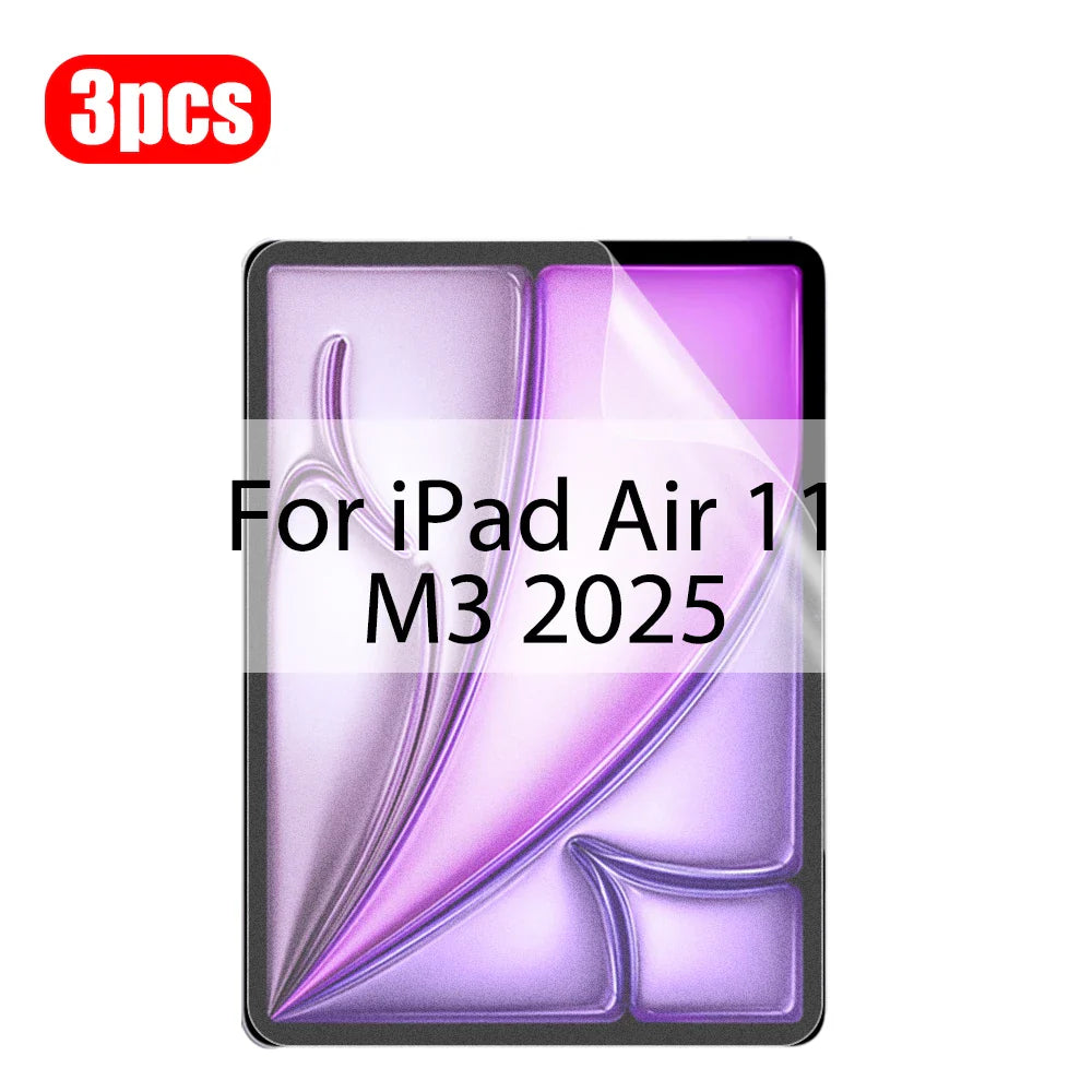 3Pcs Paper-Like Screen Protector for iPad Air & Pro – Compatible with 6th to 10th Gen (11", 12.9", 10.5")