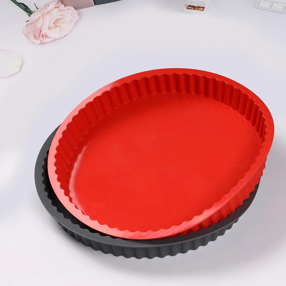 10-Inch Round Silicone Cake Mould – Pastel Layer & Mousse Mold for Baking and Cooking Cakes