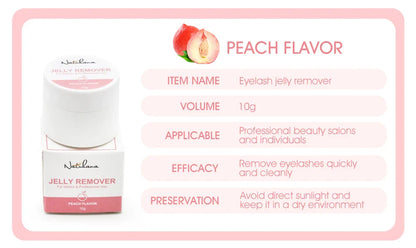 NATUHANA Eyelash Extension Jelly Remover – Fast, Safe, Non-Irritating Gel Glue Remover for Makeup