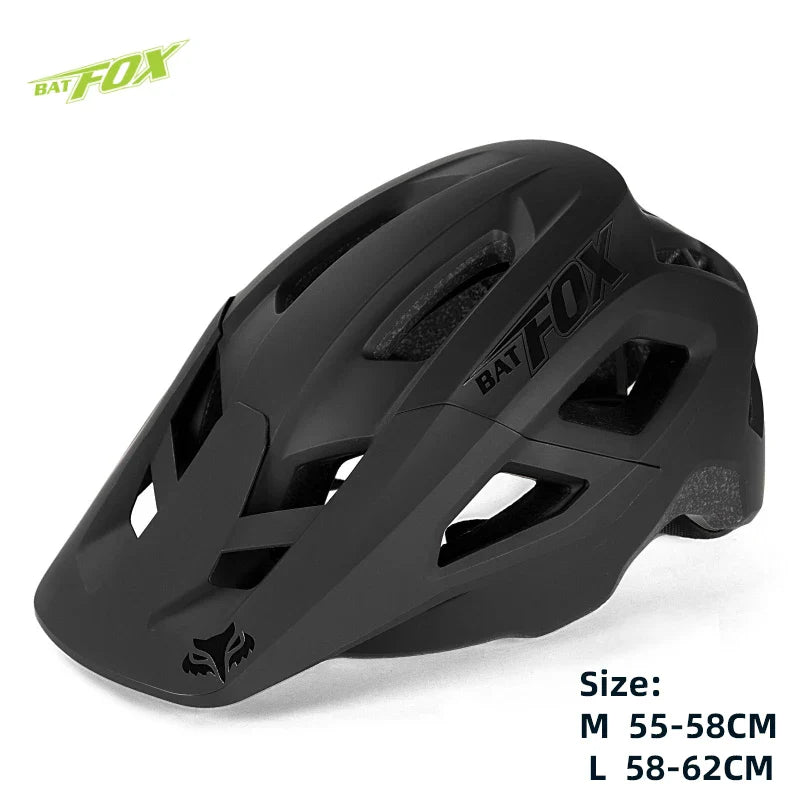 BATFOX Men's Cycling Helmet – MTB Mountain Bike Racing Helmet, Speedframe Casco para Bicycle