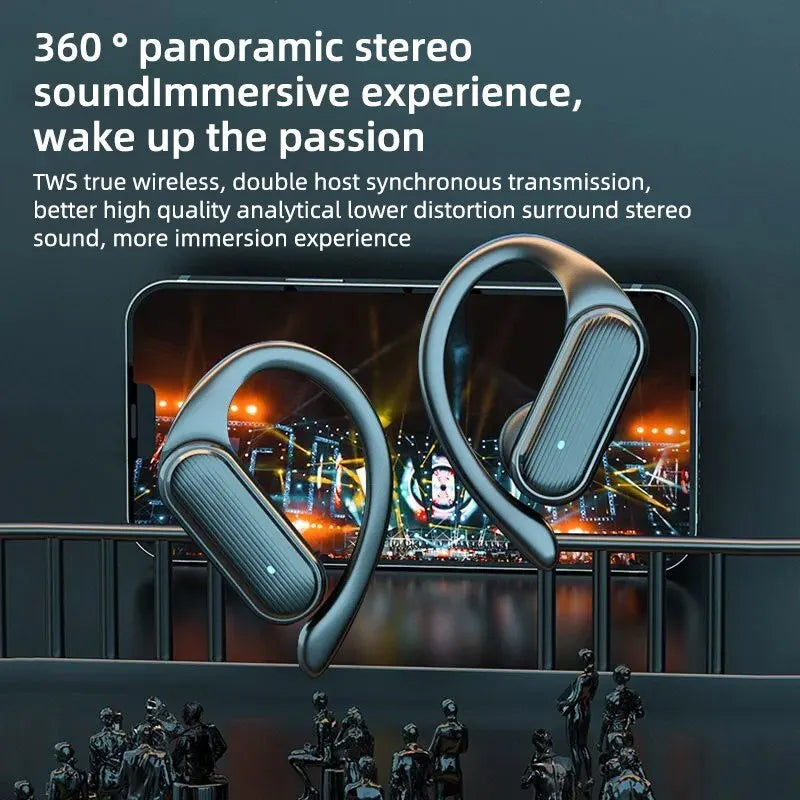 Wireless Bluetooth Headset A520 - HD Sound Quality Stereo Earbuds with Touch Light, Mini Design, Anti-Sweat