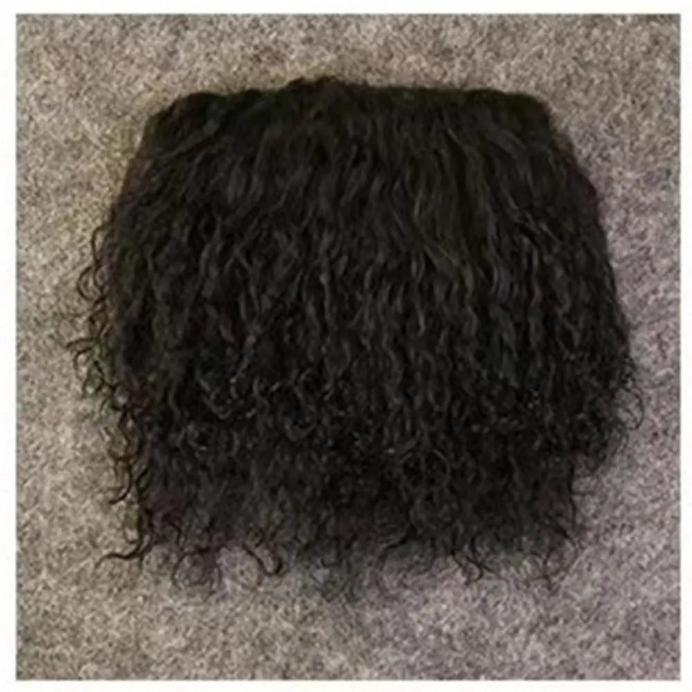 Mongolia Fur Sheepskin Curly Hair Extensions — Cute Wool Texture Wigs for SD, Blyth & BJD Dolls