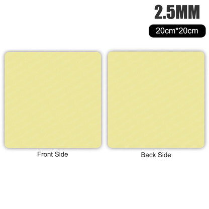 Silicone Practice Skin for Permanent Makeup — Double-Sided Latex Sheet with Brows Design for Hair Stroke Training