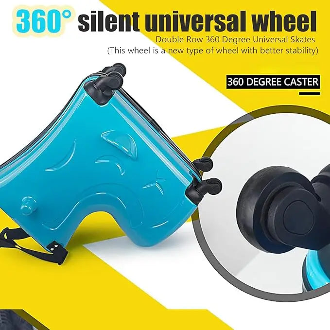 Kids Scooter Ride-On Suitcase – 360° Wheel Luggage with Pedal, Handrail, Removable Seat Belt, 20/24 Inch Cabin Bag