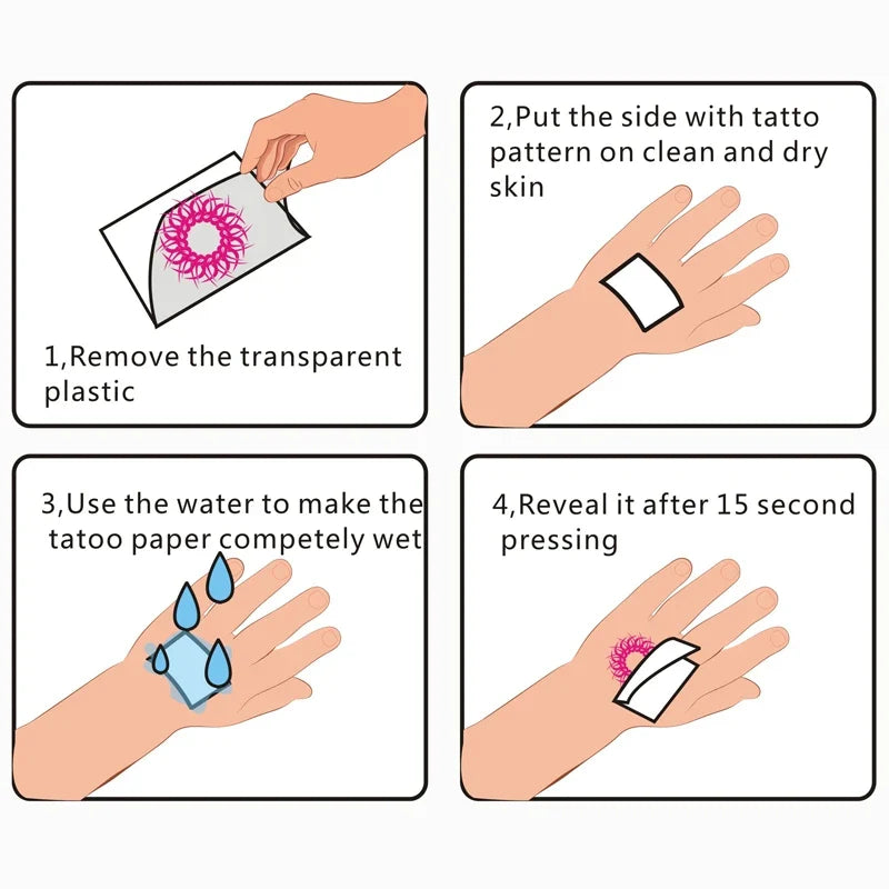 Anything Is Possible Temporary Tattoo - Waterproof Inspirational Letter Body Art Sticker for Men