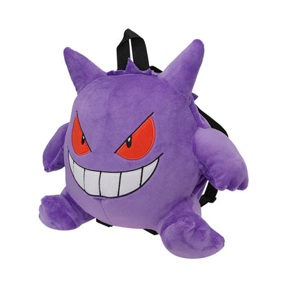 New Pokémon Gengar Plush Backpack — Style Eevee & Snorlax Schoolbag, Cosplay Bag & Xmas Gift