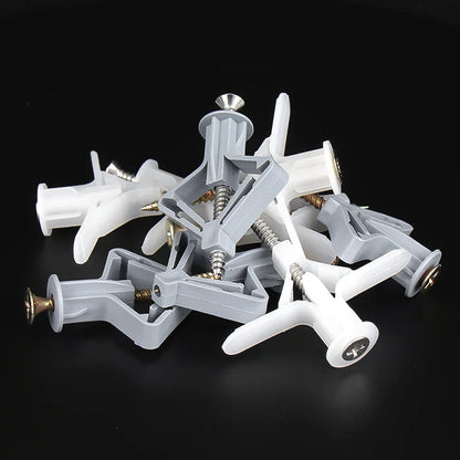 Plastic Expansion Drywall Anchor Kit — Self-Drilling Screws for Gypsum Board, Hollow Brick & Fiberboard