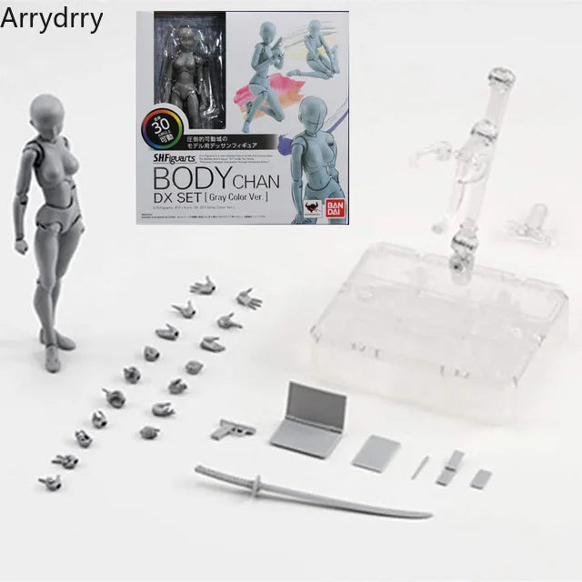 Sketch Drawing Figurines – Male & Female Movable Body Kun/Body Chan Anime Action Figure Mannequin