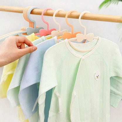 5-50PCS Baby Plastic Hangers – Kids Clothes Storage Rack for Nursery, Toddlers & Infants, Portable Home Use