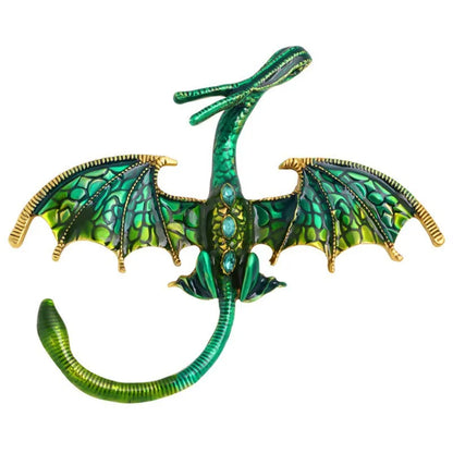 Fly Dragon Enamel Lapel Pins - Brooch for Jeans, Backpacks | Jewelry Clothing Badges | Wedding Gift & DIY Decor for Men