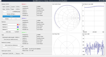 3GHz NanoVNA V2 Vector Network Analyzer — Shortwave Antenna Analyzer HF VHF UHF 10KHz–3GHz