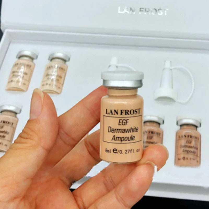 8ml BB Cream Glow Serum Ampoule – Niacinamide & Peptide Moisturizing Foundation with Hyaluronic Acid for Facial Skin Care