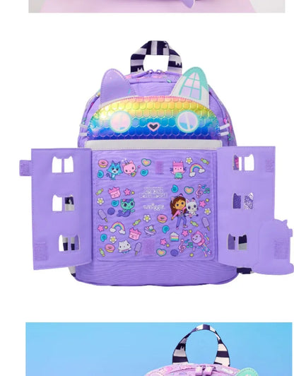 New Australia Smiggle Gabby Schoolbag Set – Girls Shoulder Backpack with Meal Bag, 14-Inch, Perfect Semester Gift