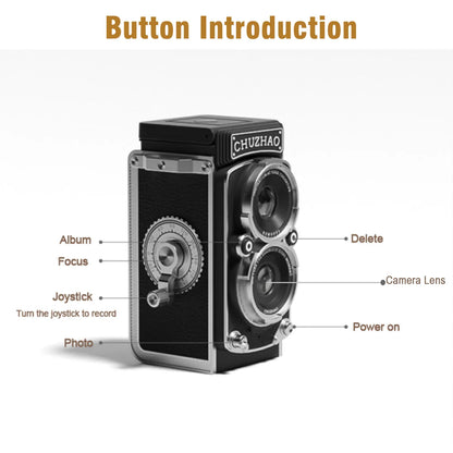 Vintage Mini Digital Camera 12MP Autofocus, 1080P FHD Vlogging Camera – Ideal Christmas & Birthday Gift