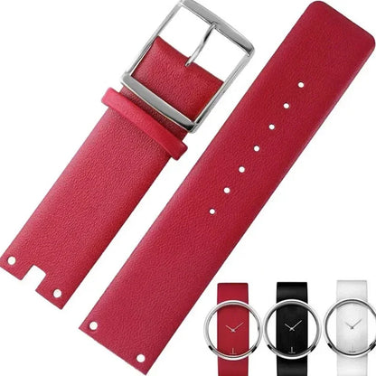 Genuine Leather Watch Band for CK K94231/K9423101 – 22mm Durable & Soft Strap for Calvin Klein Watches