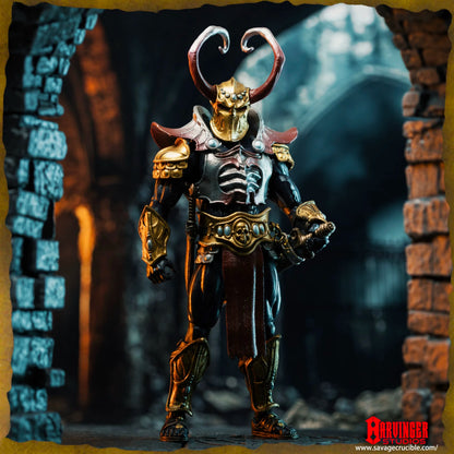 1/12 7-Inch Savage Crucible Action Figure — Harbinger Studios Wave 2 Jaeger Nashom Krieger Whoman Barbarian Anime Collectible Gift