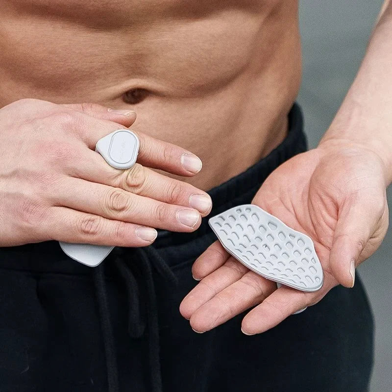 Weightlifting Hand Grips - 2-Piece Fingerless Workout Gloves for Gym & Pull-Ups