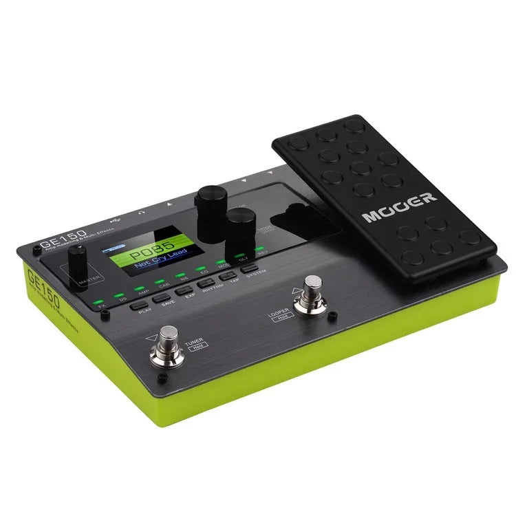 MOOER PE100 Portable Guitar Multi-Effects Processor – 39 Effects, 40 Drum Patterns & 10 Tempo Options