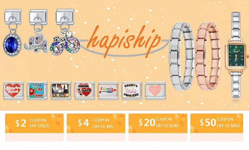 Hapiship Stainless Steel Tools Bracelet – DIY Jewelry Making Accessory