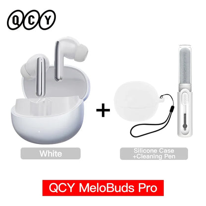 QCY MeloBuds Pro ANC Earbuds - Bluetooth 5.3 Wireless Hi-Res LDAC Headphones with 46dB Noise Cancellation