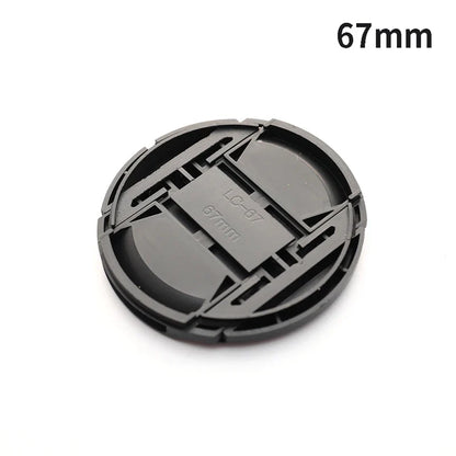 High-Quality Camera Lens Cap – Snap-On Front Lens Caps in 40.5mm, 49mm, 52mm, 55mm, 58mm, 62mm, 67mm, 72mm, 77mm, 82mm