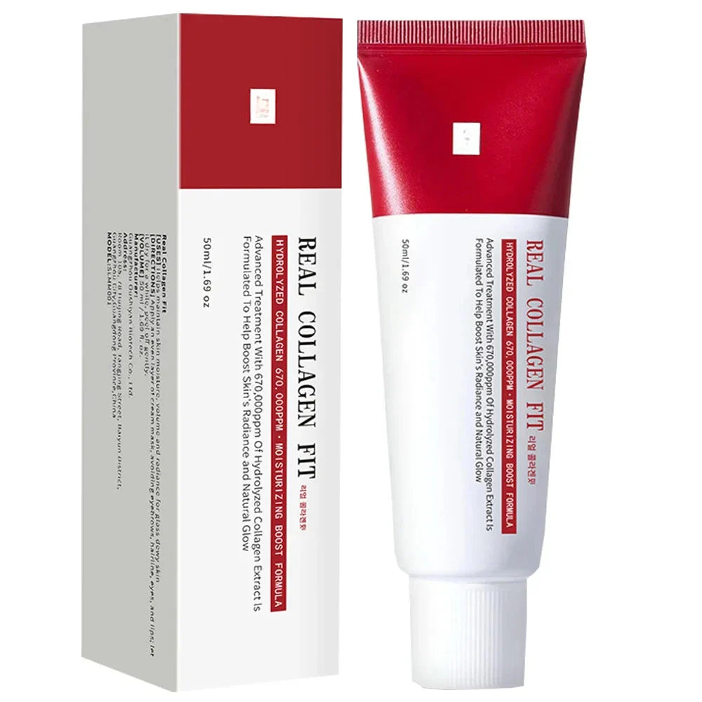 Real Collagen Wrapping Peel-Off Mask – 670,000ppm for Hydration & Elasticity