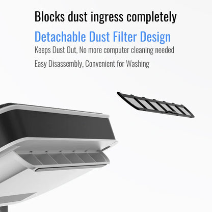 Flydigi BS2 Pro Laptop Cooler – Dual Fan Intelligent Overclocking Stand with Noise Reduction & Variable Frequency, NEW