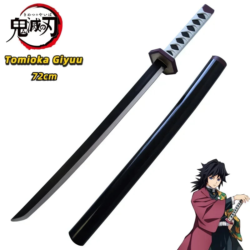 Demon Slayer Katana - 72cm Anime Cosplay Sword | Tomioka Giyuu & Tanjirou Replica