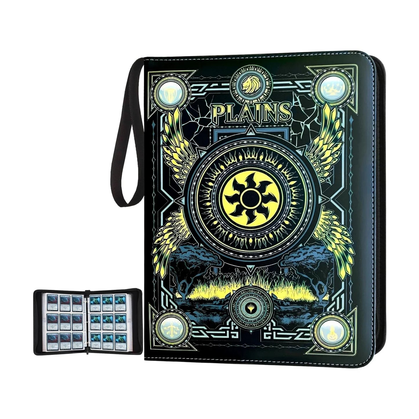 9-Pocket Card Binder with Sleeves — 900 Double-Sided Premium Collector Album for MTG, TCG & YuGiOh Cards