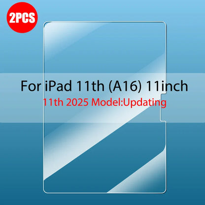 Tempered Glass Screen Protector for iPad 11th Gen (2025, A16) – 9H Hardness, Premium Tablet Protection Film