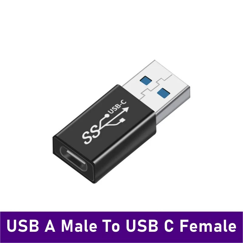 Tongdaytech Type C OTG USB Adapter – USB-C Male to USB-A Female Converter for MacBook, Samsung S20, OTG Connector