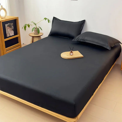 Waterproof Fitted Mattress Cover — Thick Bed Protector Sheet for Single, Double, Queen & King Size Beds