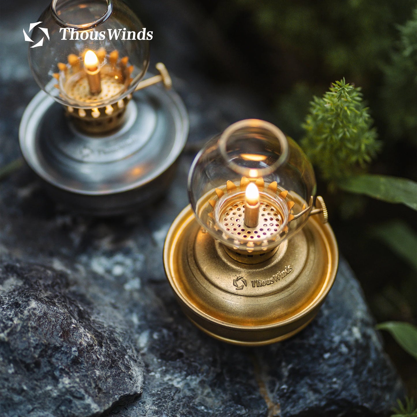 ThousWinds Luminara Mini Oil Lamp – Windproof Portable Retro Lantern with 20-Hour Burn Time for Camping and Hiking