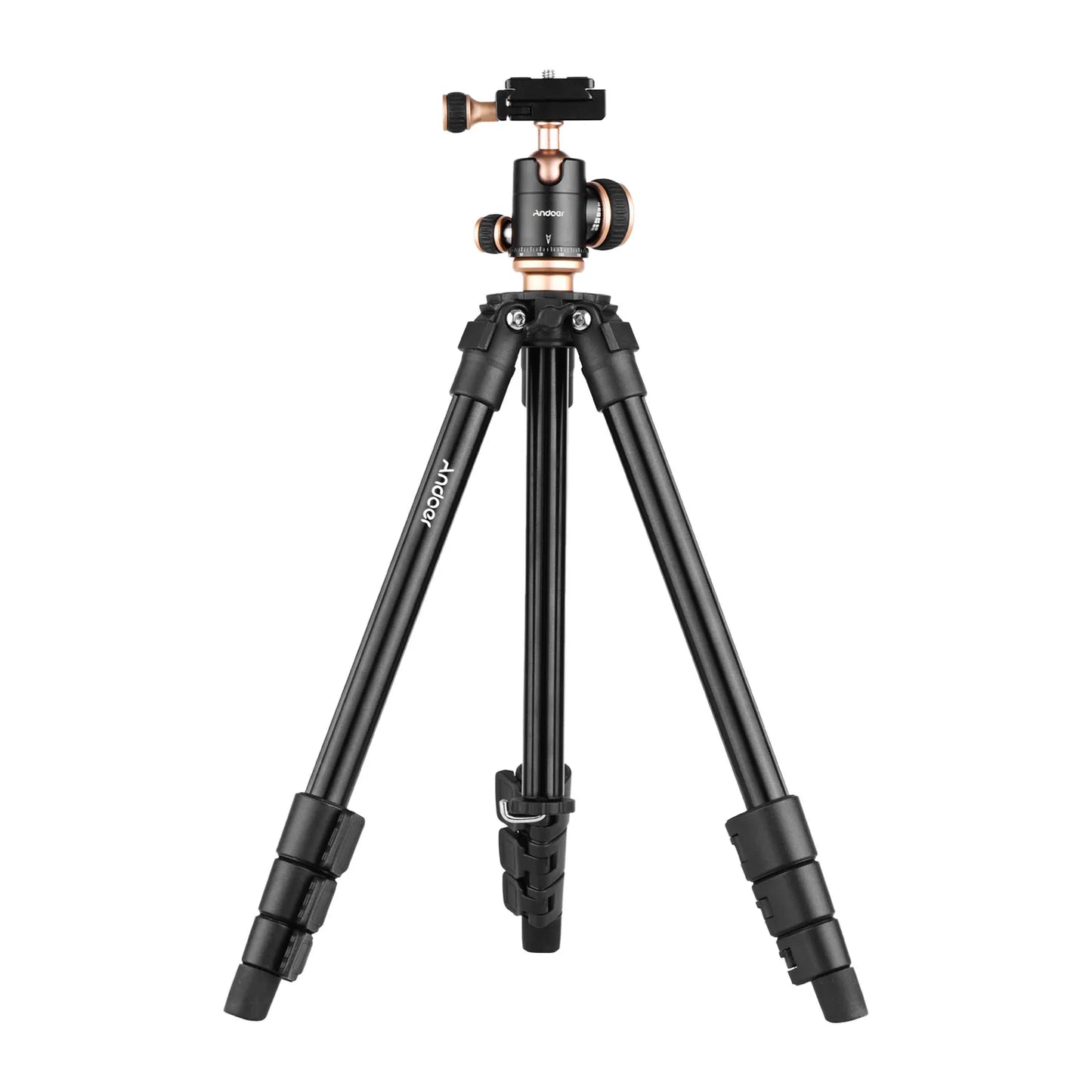 Andoer Q160SA Camera Tripod – Panoramic Ballhead for DSLR, Digital Cameras, Camcorders, Canon, Nikon, Sony