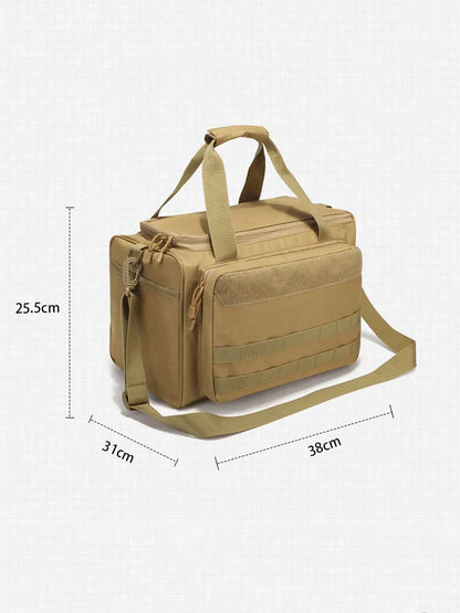 Range Bag – Outdoor Hunting & Shooting Training Molle Gun Bag, Large Capacity Handbag for Climbing, Hiking & Camping