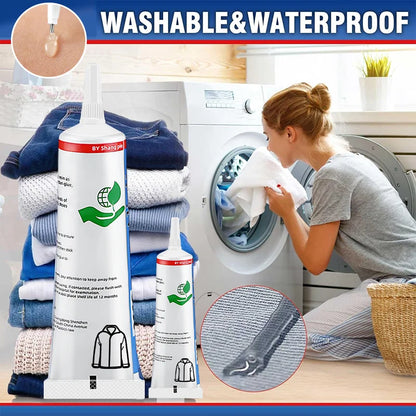 15/60ml Quick Dry Fabric Glue – Waterproof Seam Adhesive for Clothing, Textile Repair & Patching