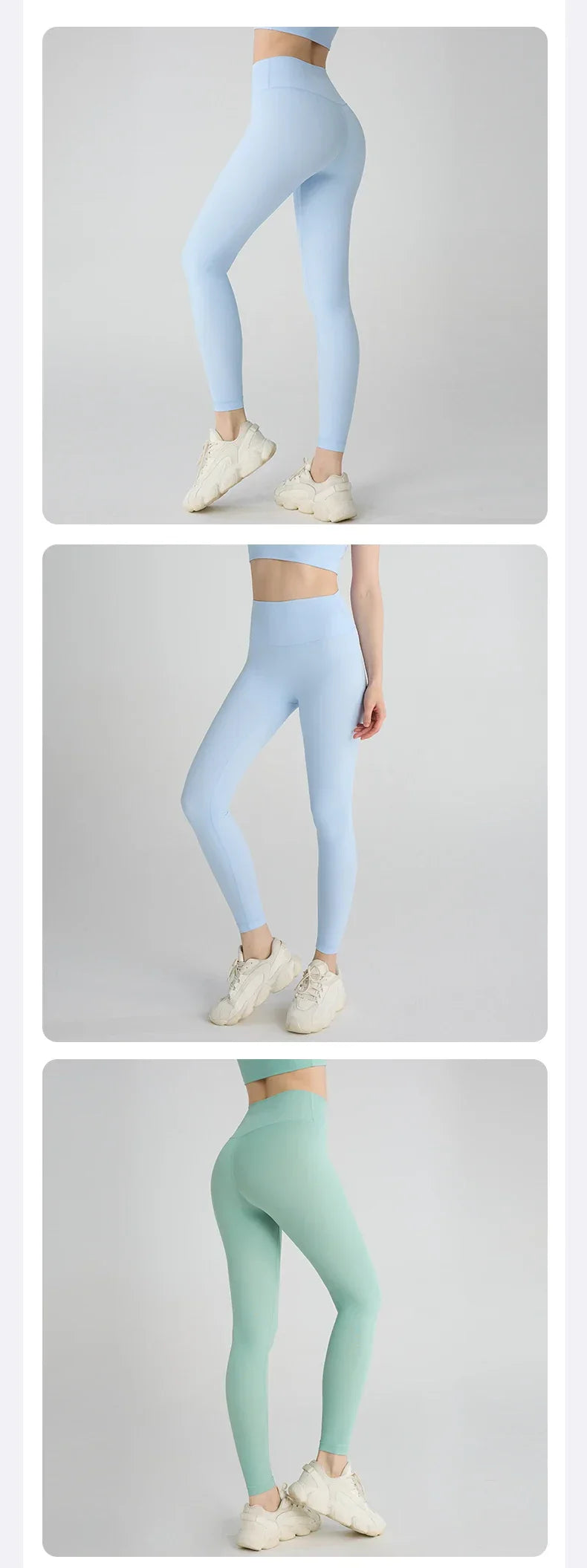 Naked Feeling Yoga Leggings for Women – High-Waisted Hip Lifting Fitness, Running & Cycling Pants