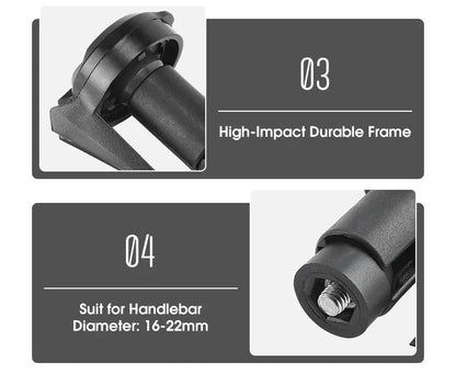 WEST BIKING Adjustable Bicycle Rearview Mirror – Universal Convex Handlebar End Mirror for MTB & Road Bikes